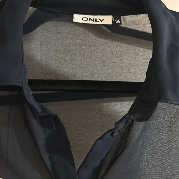 ONLY see through striped blouse - M - Picture 2 of 4